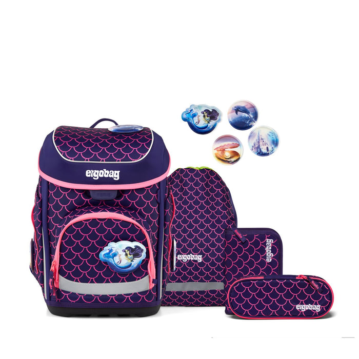 Ergobag Cubo PerlentauchBär Schulranzenset 5tlg.