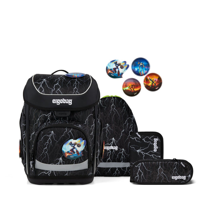 Ergobag Cubo Super ReflektBär Schulranzenset 5tlg.