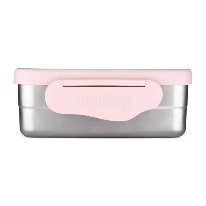 Ergobag Edelstahl Brotdose rosa (Einhorn)