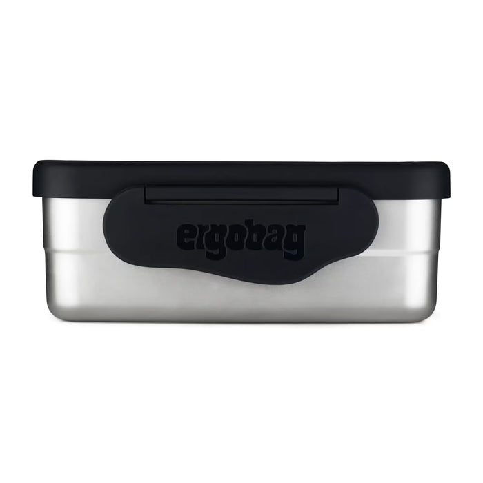 Ergobag Edelstahl Brotdose schwarz (Astronaut)