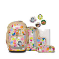 Ergobag Pack Schulrucksack Set 6-teilig Flower PowBär