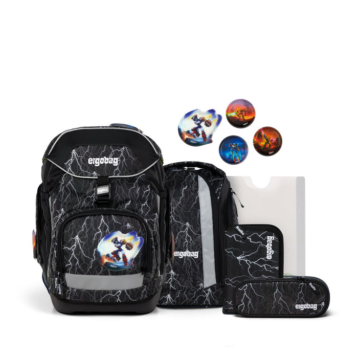 Ergobag Pack Schulrucksack Set 6-teilig Super ReflektBär