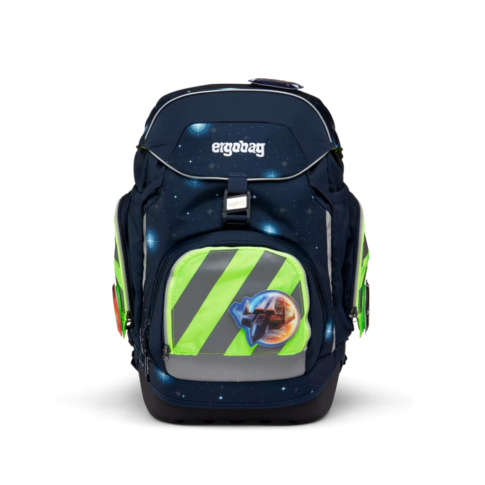 Ergobag Zip-Set 3tlg. Grün mit Reflektorstreifen