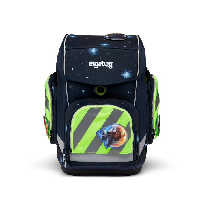 Ergobag Zip-Set 3tlg. Grün mit Reflektorstreifen