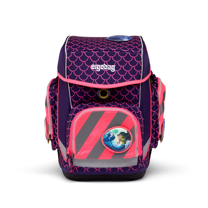 Ergobag Zip-Set 3tlg. Pink mit Reflektorstreifen