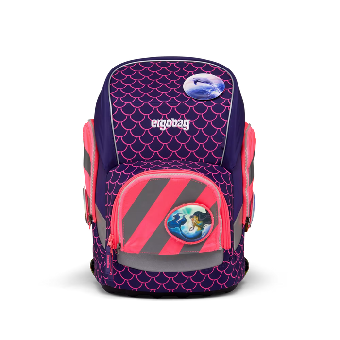 Ergobag Zip-Set 3tlg. Pink mit Reflektorstreifen