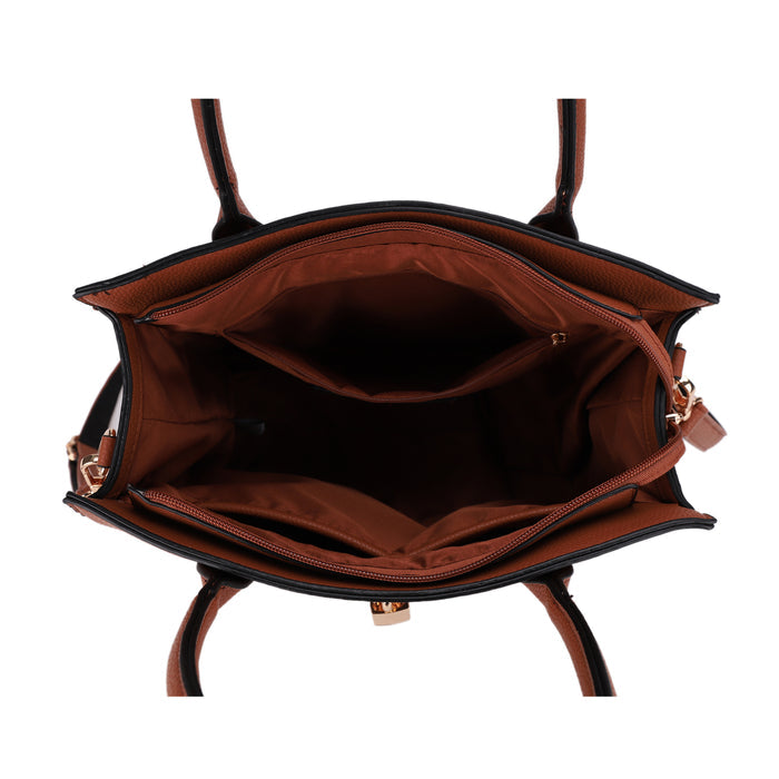 Evelyn Concealed Carry Lock and Key Satchel