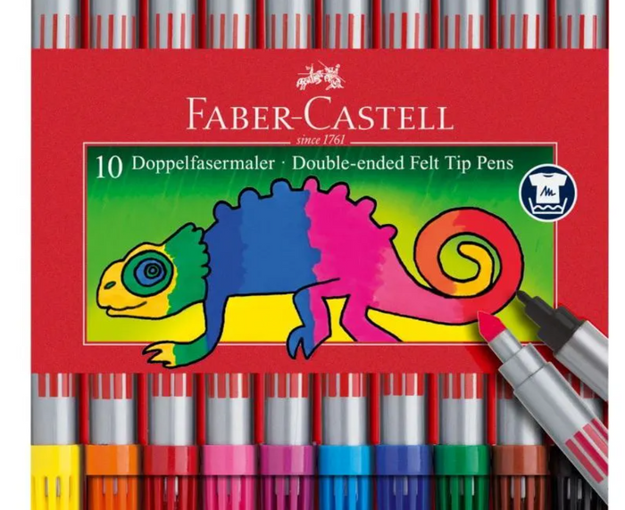 Faber-Castell Doppelfasermaler (10 Stück)