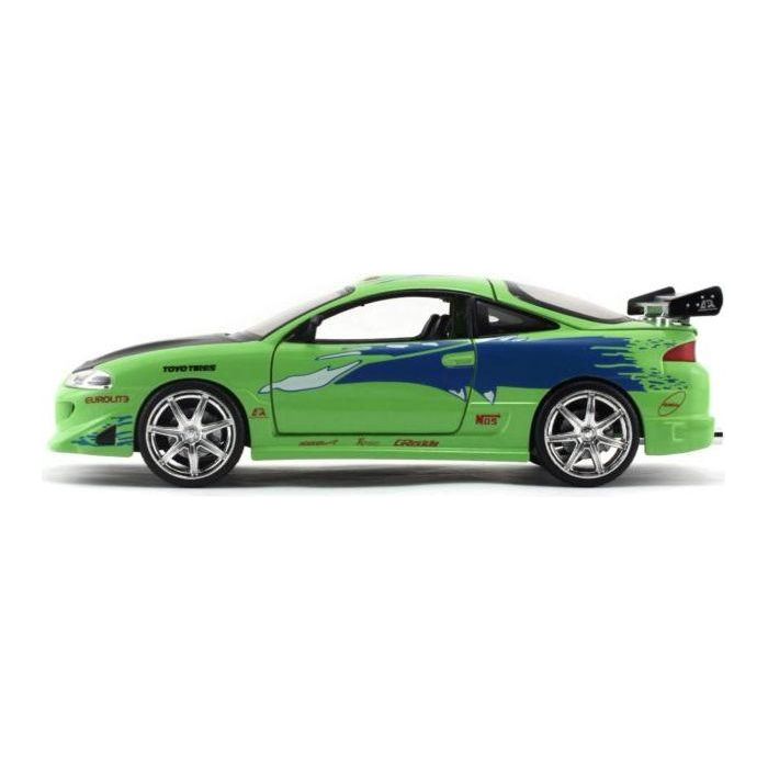 Fast and Furious - Brian’s 1995 Mitsubishi Eclipse 1/24th Scale Diecast Vehicle