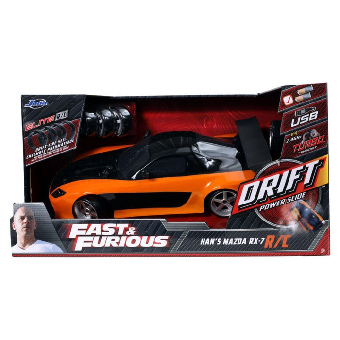 Fast & Furious - Han's 1993 Mazda RX-7 Veilside 1:10 Scale Remote Control Car