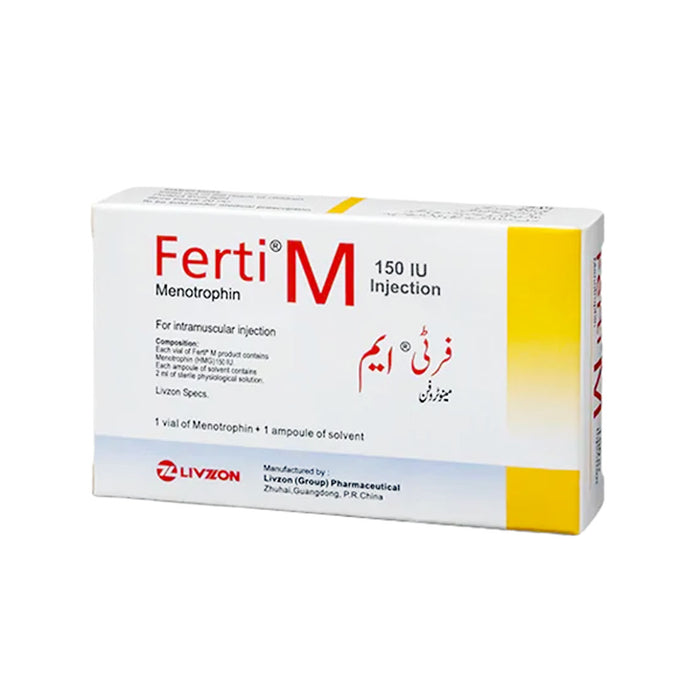Ferti-M (Menotrophin) Injection 150 IU, 1 Ct - RG Pharmaceutica
