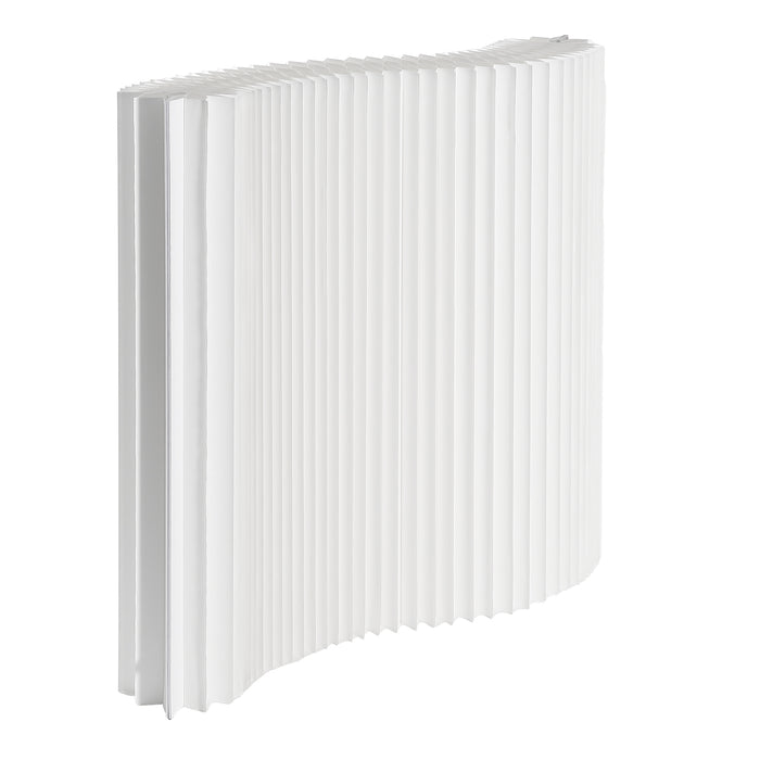 Folding Paper Room Divider, Expandable Freestanding Partition Wall for Home & Office