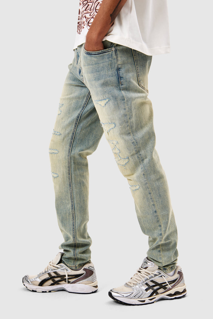 Furio Slim Jean  - Blue Tint