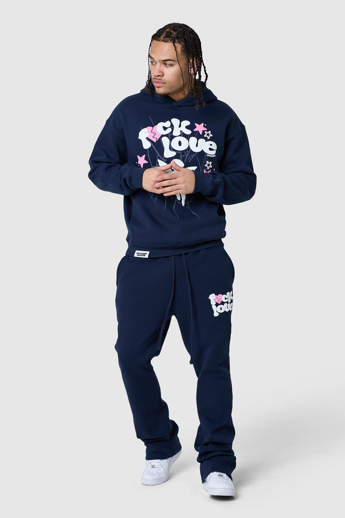 Fxck Love Hood - Navy Night