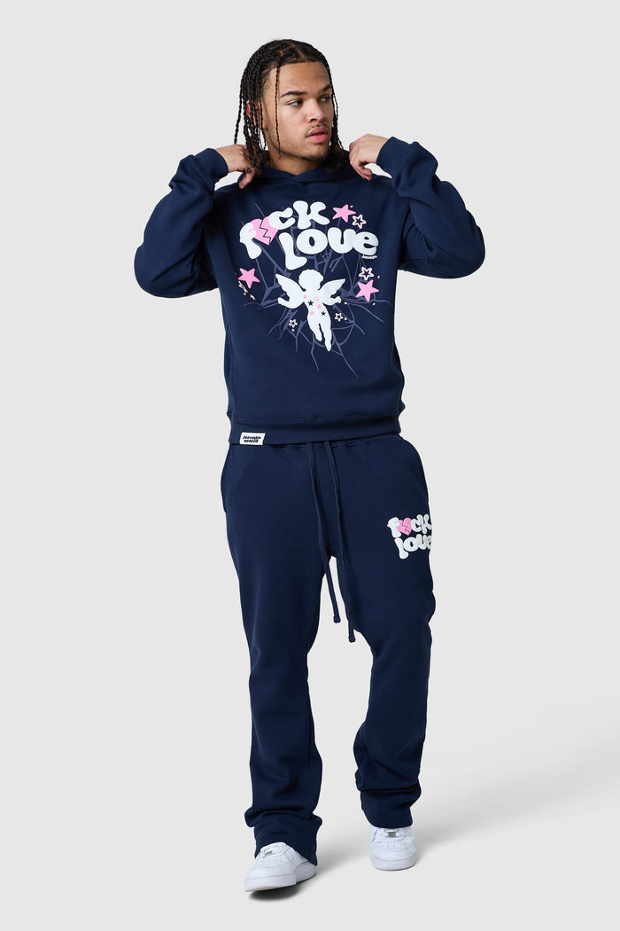 Fxck Love Hood - Navy Night