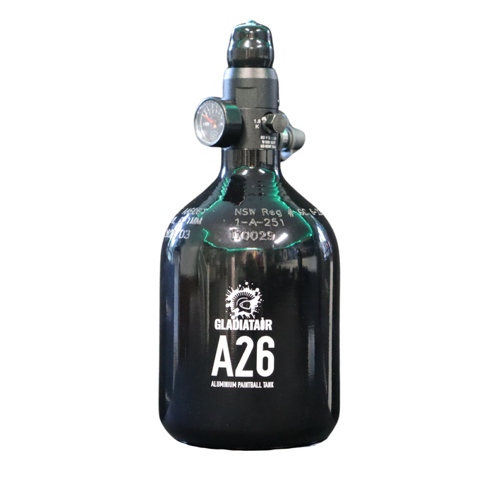GladiatAir A26 Aluminium Tank + GladiatAir Regulator