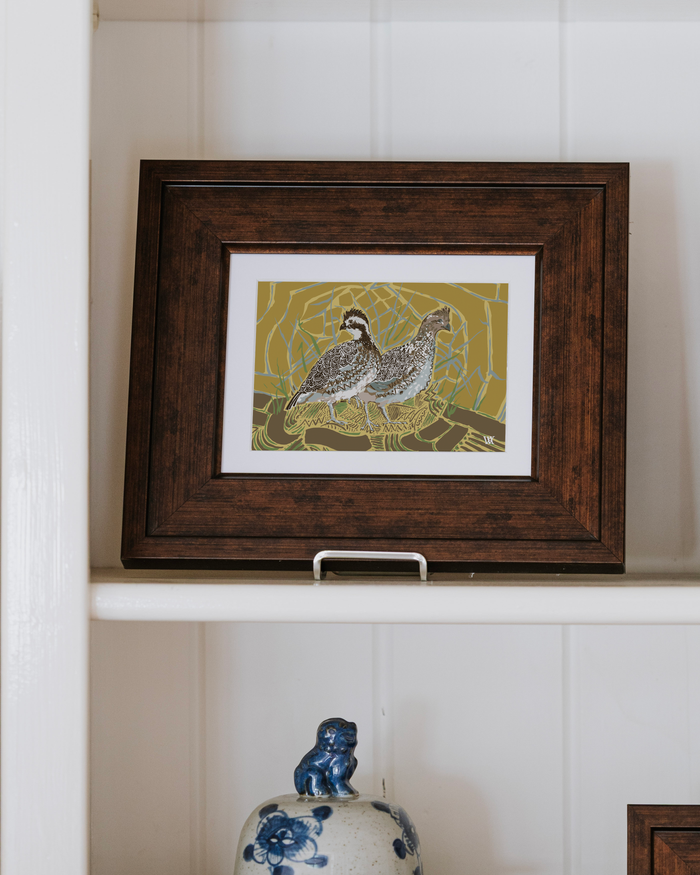 Gold Bobwhite Pair