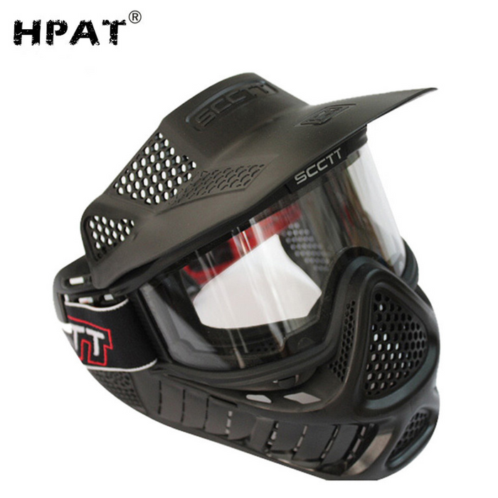 HPAT Scott Paintball & Gel Ball Mask with Anti-Fog Lens