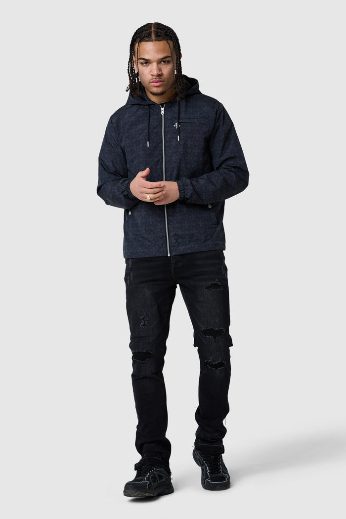 Icon AOP Jacket- Black