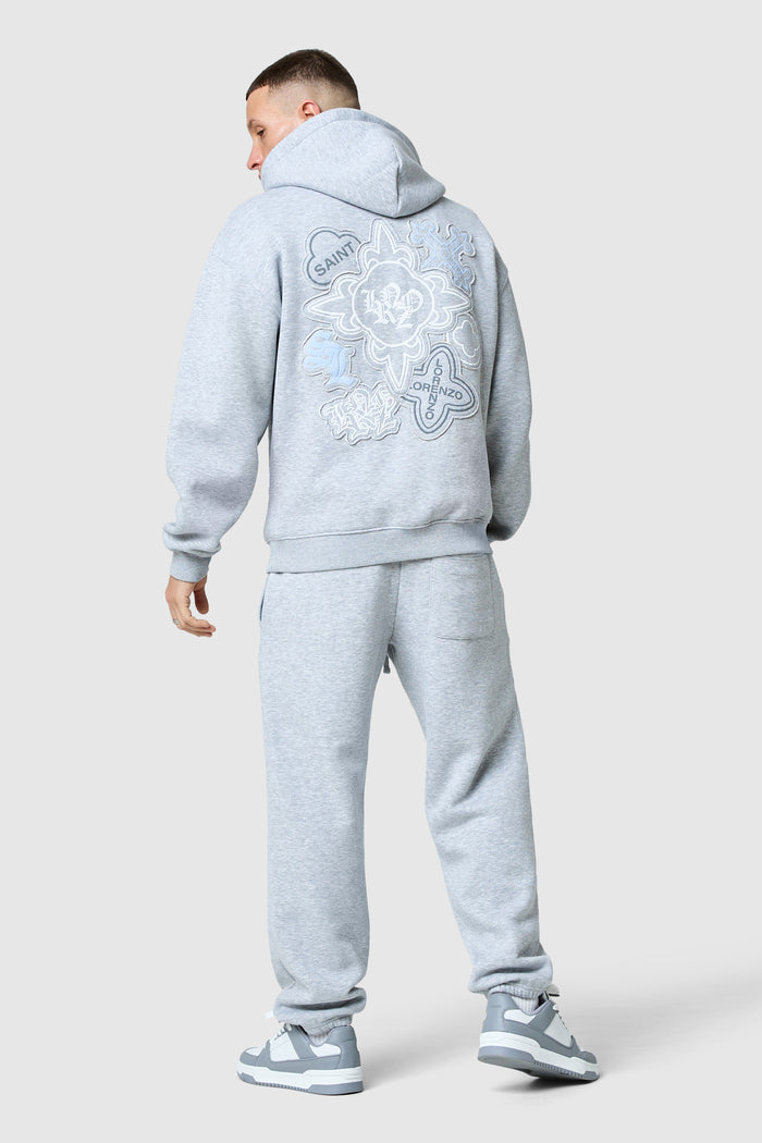 Icon Apex Tracksuit - Grey Marl
