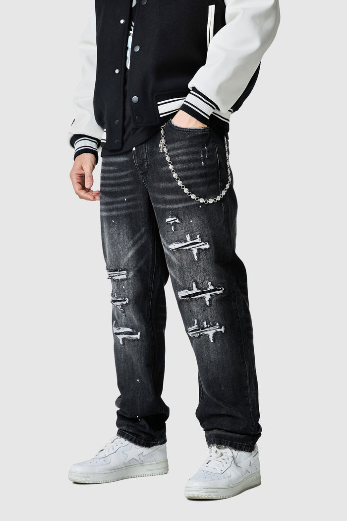 Icon Cross Jean Chain