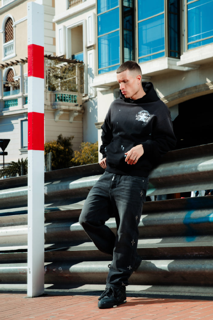 Jewel Straight Jean - Black
