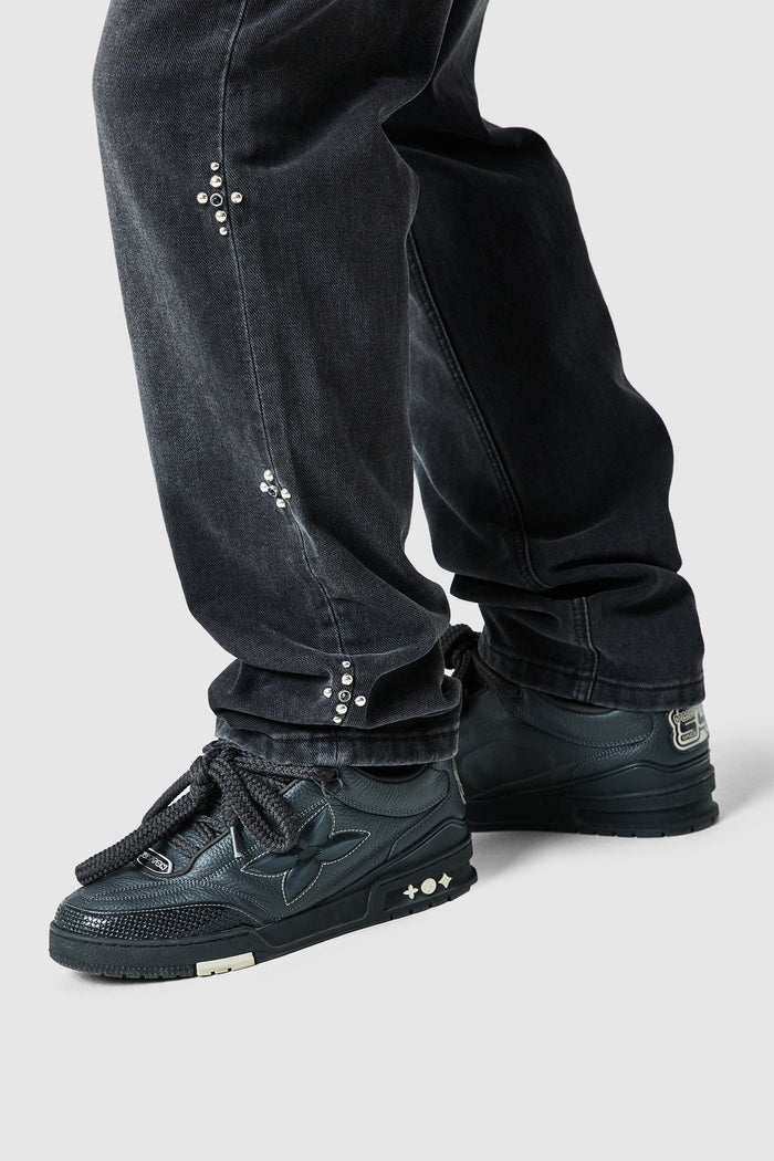 Jewel Straight Jean - Black