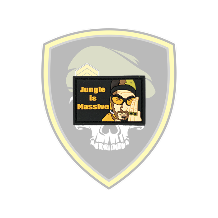Jungle is Massive Velcro Patch