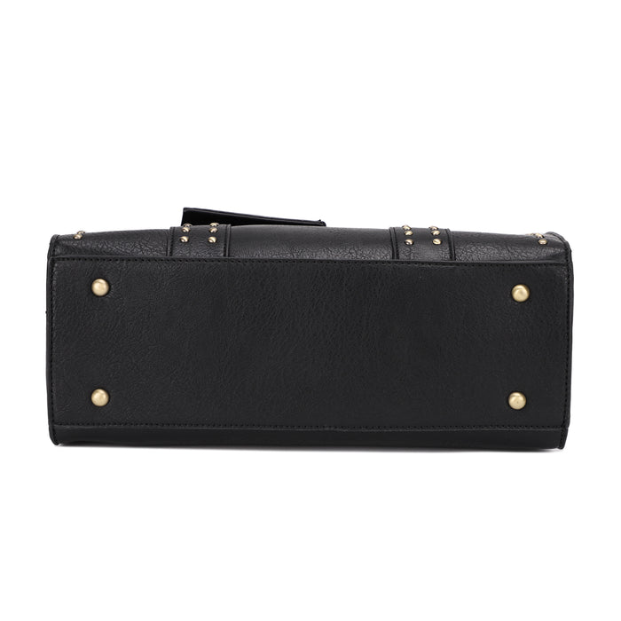 Kate Concealed Carry Lock and Key Satchel with Coin Pouch