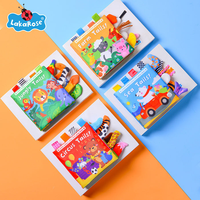 Lakarose Cloth BookLakarose Cloth Book with Animal TailsMsGiggles Kids