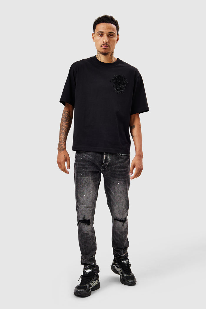 Leone Slim Jean  - Faded Black