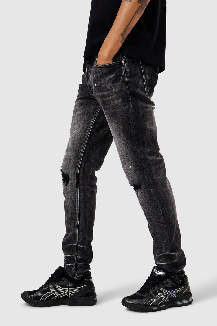 Leone Slim Jean  - Faded Black