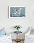 Light Blue Bobwhite Pair | Austin Williams Art | austinwilliamsart.com