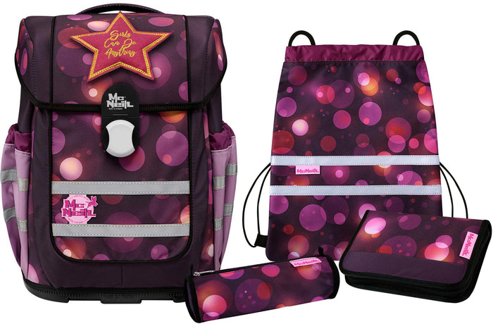 McNeill Schulranzenset McOcean Berry 5tlg.