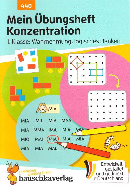 Mein Übungsheft "Konzentration"