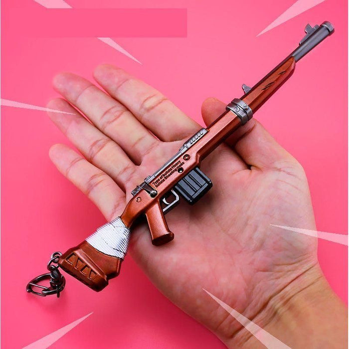 Metal Keychain - Fortnite - Makeshift Rifle