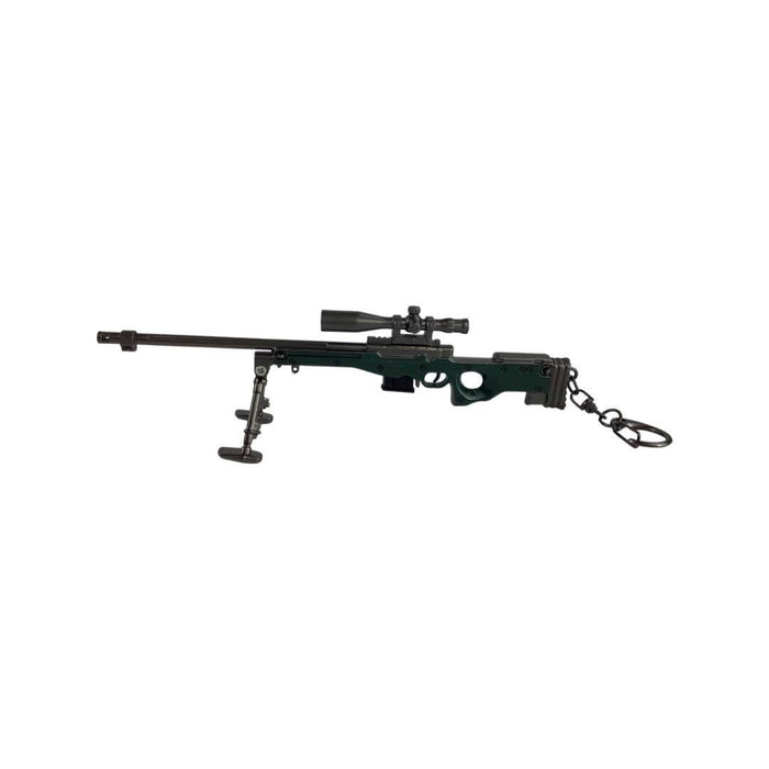 Metal Keychain - PUBG - AWM - Black - Small