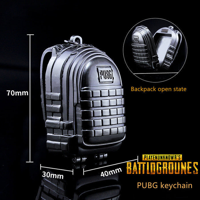 Metal Keychain - PUBG - Level 3 Backpack