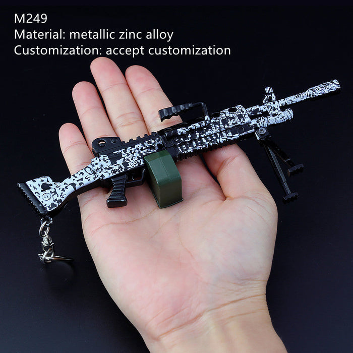 Metal Keychain - PUBG - M249