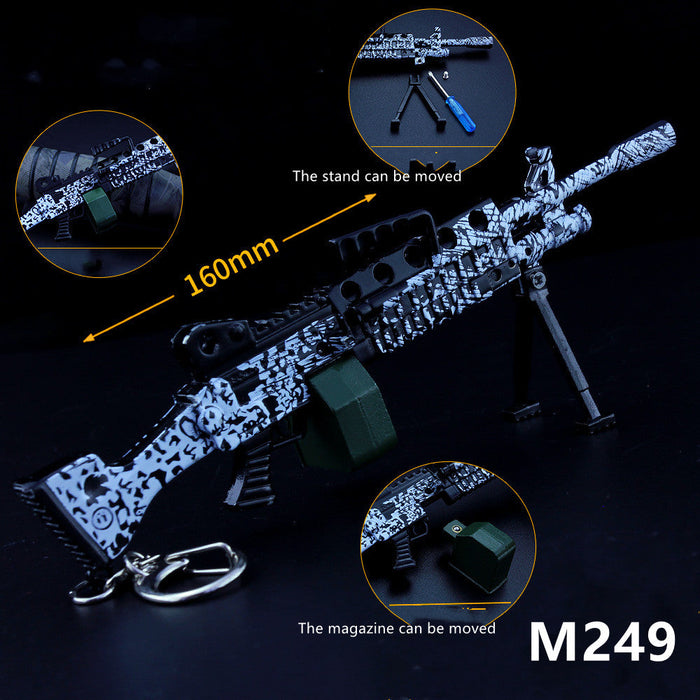 Metal Keychain - PUBG - M249
