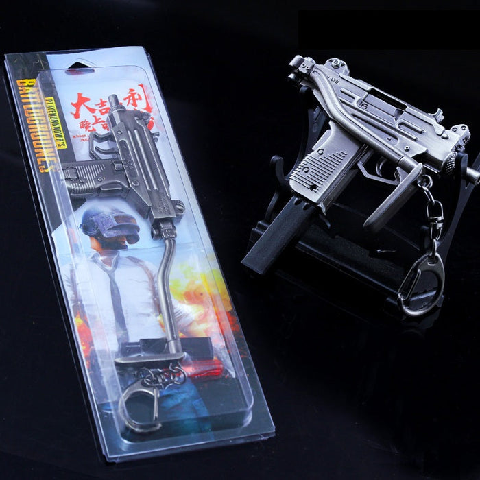 Metal Keychain - PUBG - UZI