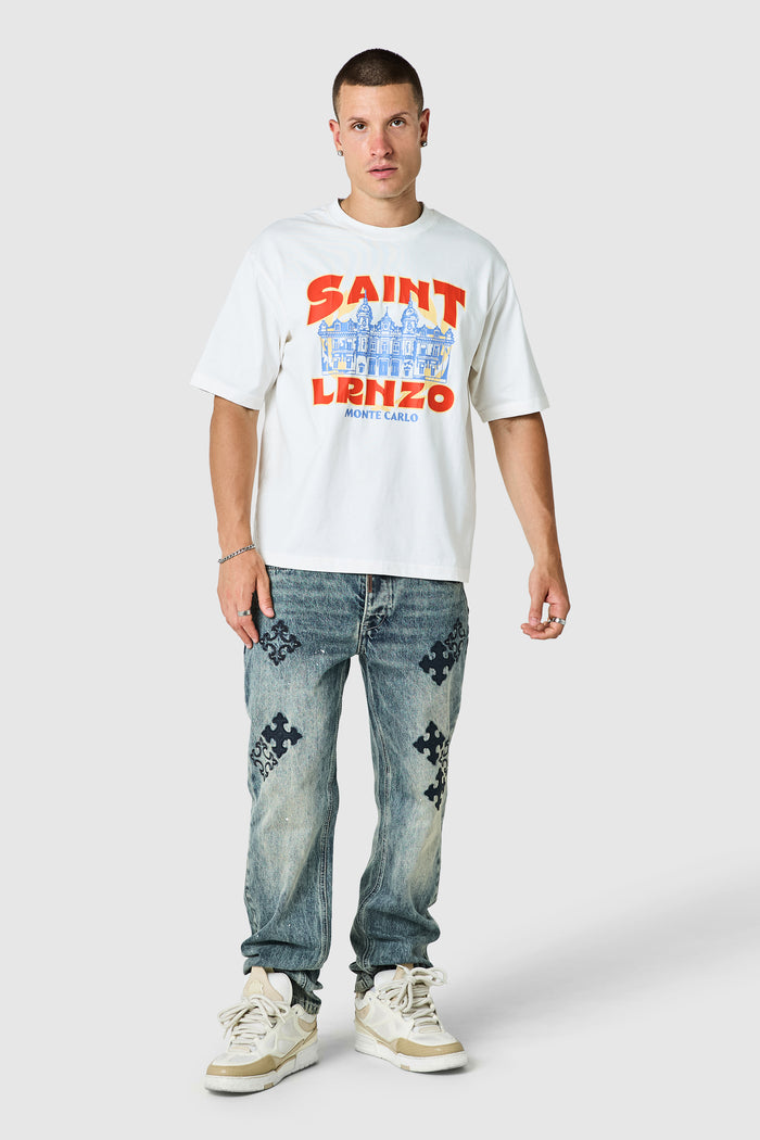 Monte Carlo T Shirt - Off White