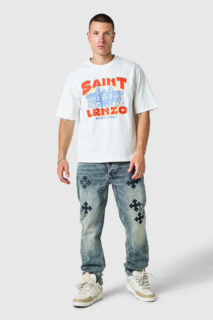 Monte Carlo T Shirt - Off White
