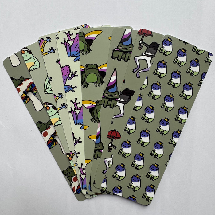 Non-Binary Frog Bookmark