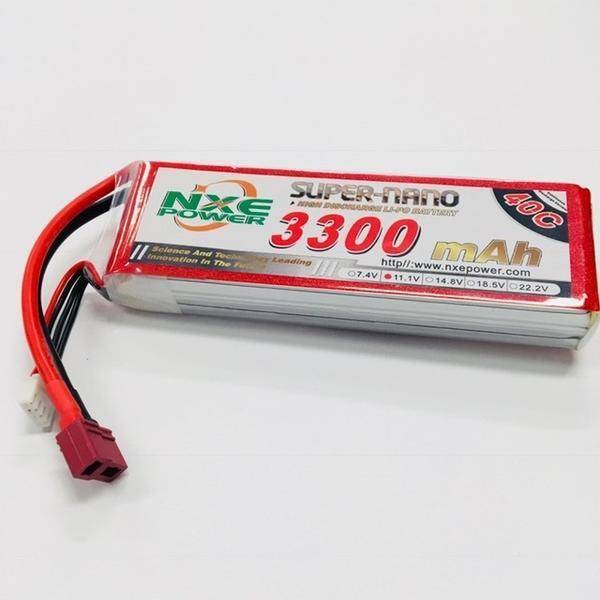 NXE 7.4v 3300mah 40c Soft case w/Deans