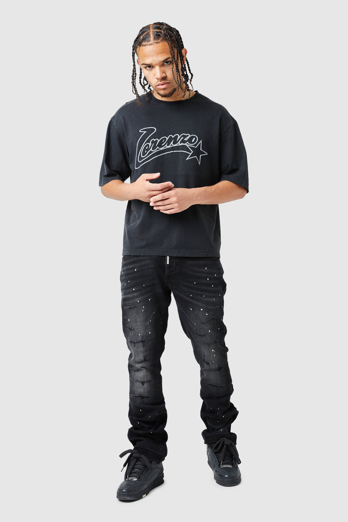 Oasis 2.0 Flare Jean - Black