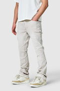 Oasis Flare Jean - Cream Grey