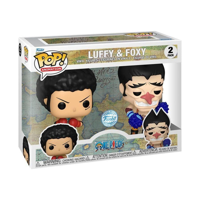 One Piece - Luffy & Foxy US Exclusive Pop! Vinyl 2-Pack [RS]