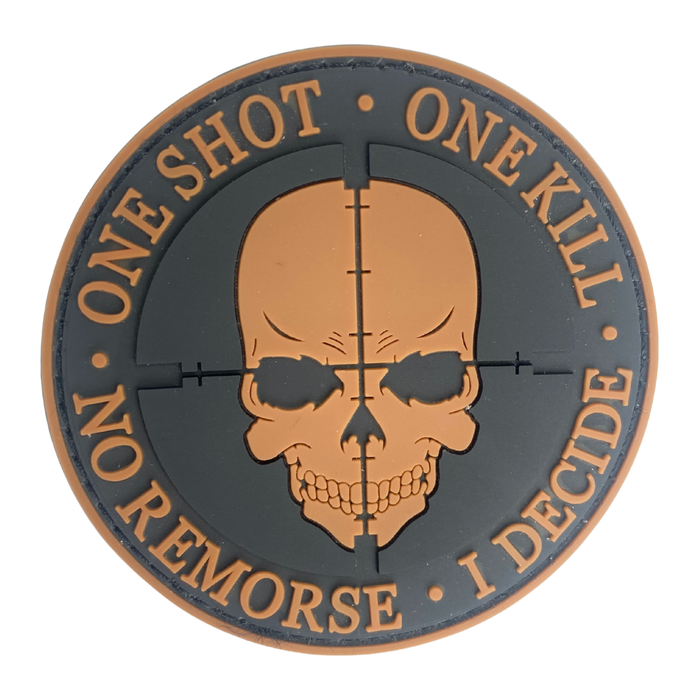One Shot One Kill Patch (RED OR BROWN)