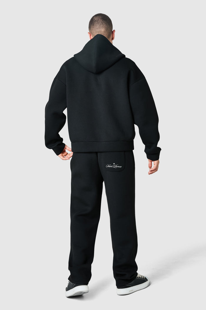 Origin Boxy Scuba Full Zip Hood - Black